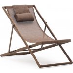 Varaschin Skládací relaxační křeslo Clever, 62x105x90 cm, rám hliník, vč. opěrného polštáře, potah venkovní látka – Zboží Dáma