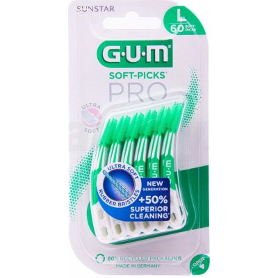 GUM Soft Picks PRO mezizubní kartáčky large 60ks