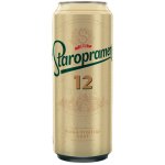Staropramen 12 světlý ležák multipack 5% 6 x 0,5 l (plech) – Zboží Dáma