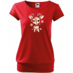 MALFINI Vánoční tričko City malý Sobík červené – Hledejceny.cz