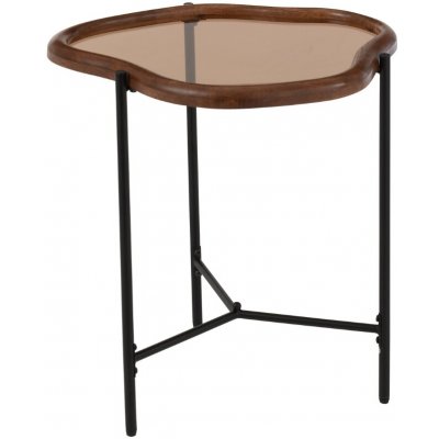 J-line Mell 50 x 45 cm hnědý – Zboží Dáma