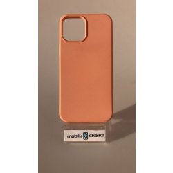 Pouzdro ROAR Apple iPhone 12 Pro Max - gumové - broskvově oranžové