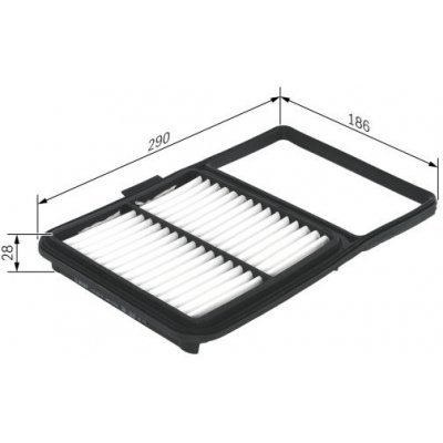 Vzduchový filtr BOSCH F 026 400 170 – Hledejceny.cz