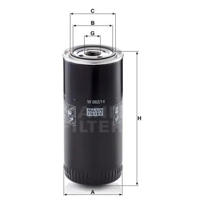 MANN FILTER Filtr hydrauliky W 962/14 – Hledejceny.cz