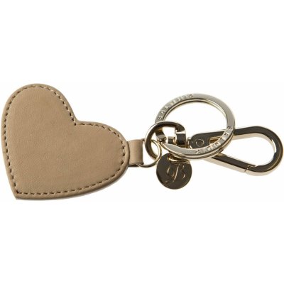 Přívěsek na klíče BALMUIR ve tvaru srdce béžový – Zboží Mobilmania