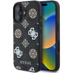 Guess PU 4G Peony MagSafe Zadní pro iPhone 16 Black – Sleviste.cz
