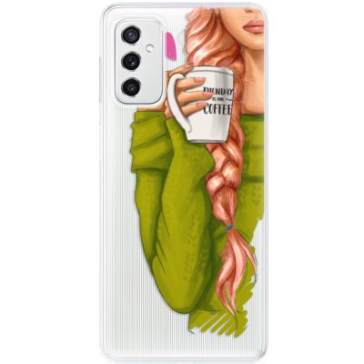 Pouzdro iSaprio - My Coffe and Redhead Girl - Samsung Galaxy M52 5G