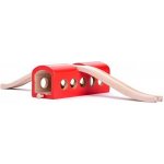 Woody Vláčkodráha tunel Červený s nadjezdem – Zboží Dáma