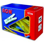 Ron - kolíčky 423 barevné 15 ks – Zboží Dáma