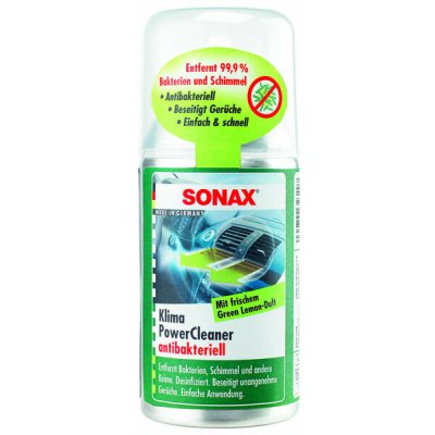 SONAX Antibakteriální čistič klimatizace, 100ml - Green Lemon – Sleviste.cz