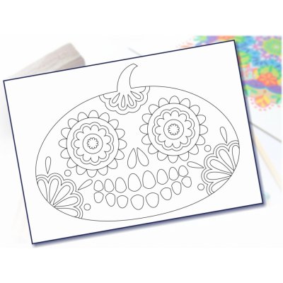 Radost v písku Šablona na pískování dýně muerto 1 A5 148 x 210 mm – Zboží Dáma Radost v písku Šablona na pískování dýně muerto 1 A5 148 x 210 mm – Zboží Dáma