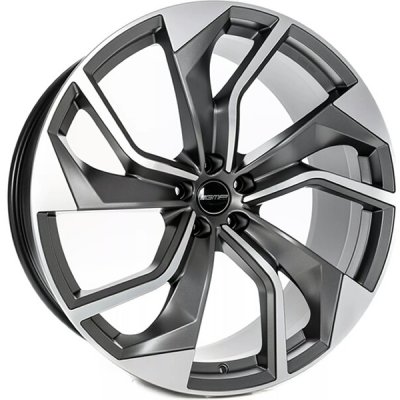 GMP REBEL 10x22 5x112 ET30 matt anthracite diamond – Sleviste.cz