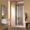 Sprchové kouty Jednokřídlé otvírací dveře Plano Davos Plus 1GL Levé stříbrné/sklo 100 x 200 cm