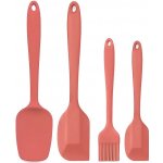 EXCELLENT HOUSEWARE Kuchyňské náčiní sada 4 ks růžová KO-404002790ruzo – Zboží Dáma