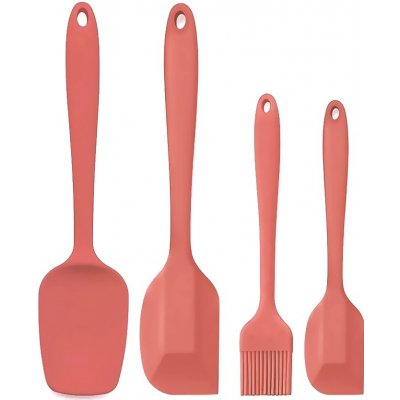 EXCELLENT HOUSEWARE Kuchyňské náčiní sada 4 ks růžová KO-404002790ruzo – Zboží Dáma