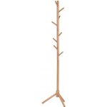 ČistéDřevo Dřevěný stojanový věšák 175 cm - přírodní – Zboží Dáma