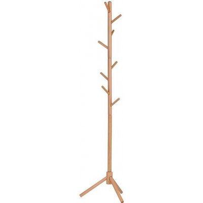 ČistéDřevo Dřevěný stojanový věšák 175 cm - přírodní – Zboží Dáma