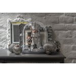 Clayre & Eef Černo-stříbrná antik skleněná ozdoba koule Ø 10*10 cm – Hledejceny.cz