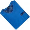 Pánské pyžamo n-feel c-lemon pánská noční košile kr.rukáv sv.modrá