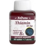 MedPharma Thiamin vitamin B1 50 mg 67 tablet – Hledejceny.cz