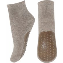 mpDenmark dětské teplé merino ponožky s protiskluzem Béžová