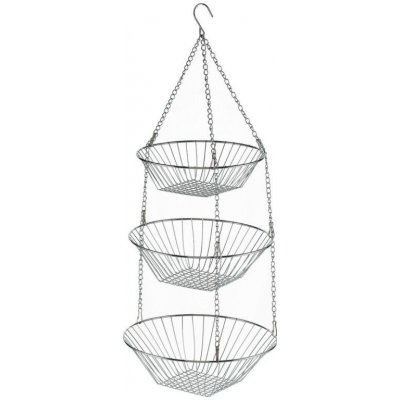 Kela Závěsné koše LOOP 3ks 28 cm 30 cm chróm 25 cm – Sleviste.cz