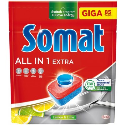 Somat All in 1 Extra tablety do myčky na nádobí 85 tablet 1547 g – Zbozi.Blesk.cz