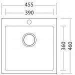 Sinks SIGVI45546074 VIVA 455 Metalblack – Zbozi.Blesk.cz