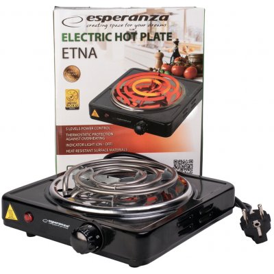Esperanza Etna + ochranná mřížka elektrický žhavič uhlíků 1 000 W – Zboží Dáma