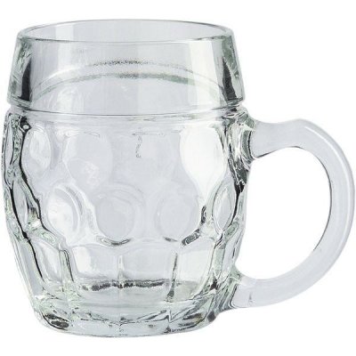 Stulzle Sklenice na pivo Džbán cejch s uchem oberglas 6 x 500 ml