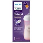 Avent Philips láhev Natural Response s ventilem AirFree medvěd 260 ml bílá – Hledejceny.cz