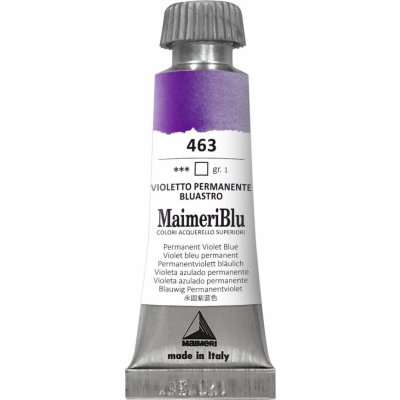 Maimeri Blu Akvarelová barva Permanent Violet Blue 463 12 ml 1 ks – Hledejceny.cz