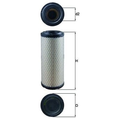 Vzduchový filtr MAHLE LX 2958 – Zboží Mobilmania