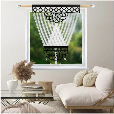 Fliying Dekorativní prolamovaný černo-bílý panel 120x150 cm – Hledejceny.cz