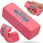 Squishy Butter antistresové máslo 13cm růžové Antistresová stiskací hračka squishy butter délka 13cm – Hledejceny.cz
