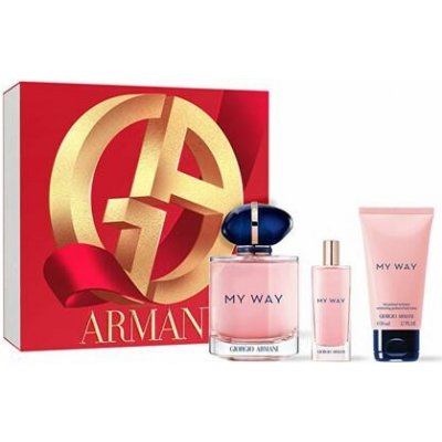 Giorgio Armani My Way - EDP 90 ml + tělové mléko 50 ml + EDP 15 ml – Zboží Mobilmania