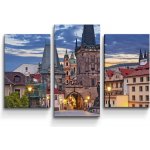 Sablio Obraz - 3-dílný Karlův most - 75x50 cm – Hledejceny.cz