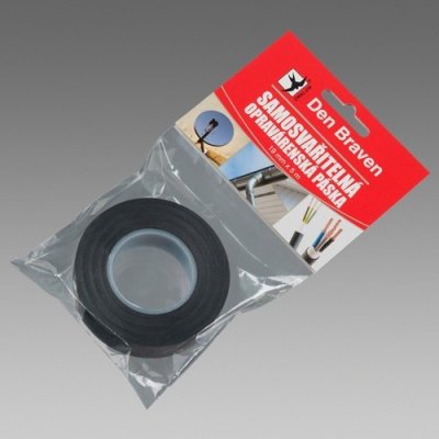 Den Braven Samosvařitelná opravárenská páska 19 mm x 5 m černá – Sleviste.cz