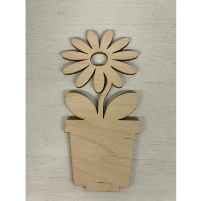 Dřevotéka dřevěná základna na tvoření decoupage Sedmikráska 25 cm – Sleviste.cz
