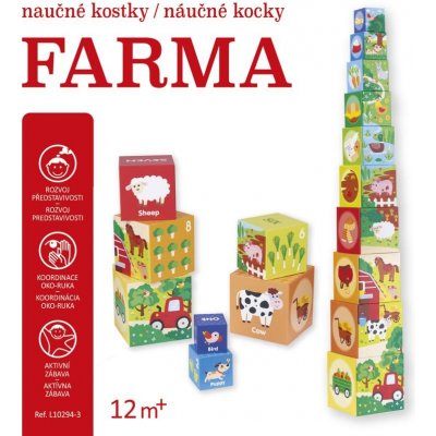 Farma - Naučné kostky – Zbozi.Blesk.cz