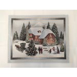 Vesna Sváteční štola s výšivkou červená 40x150 cm – Zboží Dáma