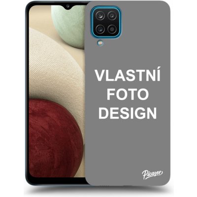 Pouzdro Picasee silikonové Samsung Galaxy A12 A125F - Vlastní design/motiv černé – Zbozi.Blesk.cz