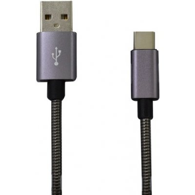 Mobilnet KABB-0096-USB-TYPEC U-C, 1m šedý – Zbozi.Blesk.cz