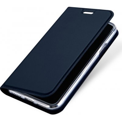 Pouzdro DUX DUCIS Apple iPhone X - stojánek + prostor platební kartu - tmavě modré