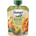 Sunar BIO ovocno-zeleninová kapsička Jablko, hruška, mrkev, dýně 100g – Hledejceny.cz