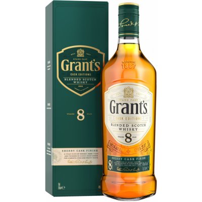 Grant's Sherry Cask Finish 8y 40% 0,7 l (karton) – Zboží Mobilmania