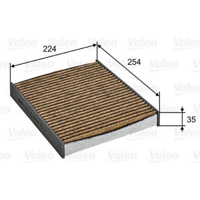 Filtr, vzduch v interiéru VALEO 701029 – Zboží Mobilmania