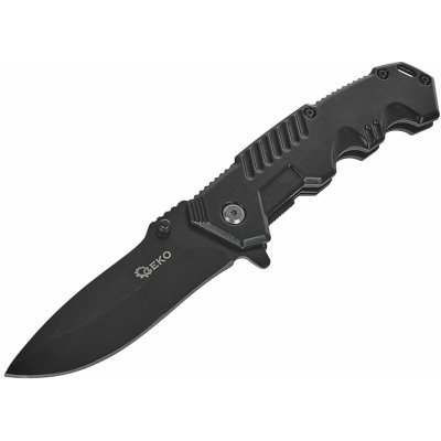 GEKO Nůž taktický zavírací BLACK SURVIVAL SERIES, 200/85 mm - G01891 – Zboží Mobilmania