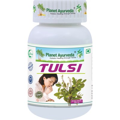 Planet Ayurveda Tulsi extrakt 5:1 500 mg 60 kapslí – Hledejceny.cz