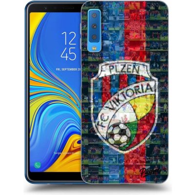Picasee silikonové Samsung Galaxy A7 2018 A750F - FC Viktoria Plzeň A černé